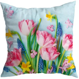 POSZEWKA DEKORACYJNA WIOSENNA 45X45 CM WIOSNA KWIATY TULIPANY WZÓR 216 - Poszewki na poduszki POSZEWKA DEKORACYJNA WIOSENNA 45X45 CM WIOSNA KWIATY TULIPANY WZÓR 216 - Poszewki na poduszki - miniaturka - grafika 1