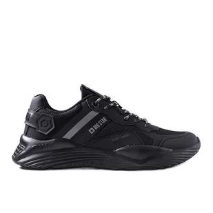 Czarne obuwie sportowe Big Star LL174150 - Buty sportowe męskie - miniaturka - grafika 1