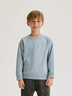 Reserved - Longsleeve z aplikacją - jasnoniebieski - Bluzki dla chłopców - miniaturka - grafika 1