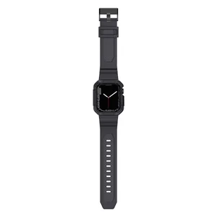 Kingxbar CYF537 2w1 pancerne etui Apple Watch SE, 8, 7, 6, 5, 4, 3, 2, 1 (45, 44, 42 mm) z paskiem szare - Akcesoria do smartwatchy - miniaturka - grafika 9