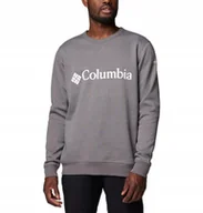 Bluzy męskie - COLUMBIA BLUZA LOGO FLEECE 1884931022 r L - miniaturka - grafika 1