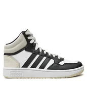 Buty dla chłopców - Sneakersy adidas Hoops 3.0 Mid K IH7893 Czarny - miniaturka - grafika 1