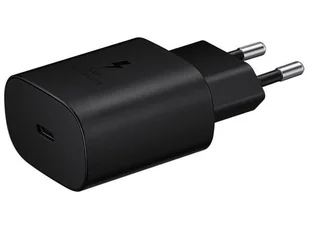 SAMSUNG Ładowarka sieciowa Samsung 1xUSB-C 25W EP-TA800NBEGEU czarna V2 >> DO 30 RAT 0% (RRSO 0%) I PÓŁ ROKU NIE PŁACISZ > OD 99ZŁ > SPRAWDŹ PROMOCJE - Ładowarki do telefonów - miniaturka - grafika 1