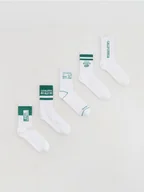 Skarpetki dla dzieci - Reserved - Skarpetki 5 pack - biały - miniaturka - grafika 1