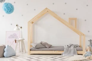 Łóżko dziecięce MILA DMS 90x190 sosna - POLECA nas aż 98% klientów - ZAMÓW (91 822 80 56) - Łóżka dla dzieci i młodzieży - miniaturka - grafika 1