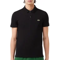 Koszulki męskie - Koszulka Lacoste PH4012-031 - czarna - miniaturka - grafika 1