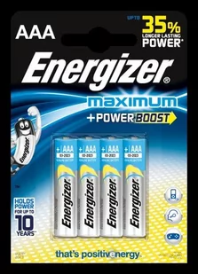 Energizer Baterie Maximum AAA LR03 4 sztuki - Baterie i akcesoria - miniaturka - grafika 2