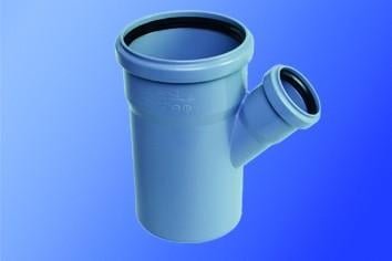 Kaczmarek Trójnik kanalizacja wewnętrzna PP HT 75x75x45 popiel - 2220242160