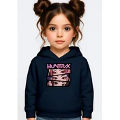 Bluzy dla dziewczynek - BLUZA DZIECIĘCA KPOP DEMON HUNTERS HUNTRIX 110-116 Z KAPTUREM BAWEŁNIANA - miniaturka - grafika 1