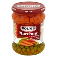 Mieszanki warzywne, sałatki - Rolnik Marchew z groszkiem 500 ml - miniaturka - grafika 1