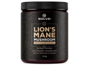 SOLVE Soplówka jeżowata 10:1 Lions Mane 100g SOLVE lio-man-100g - Suplementy naturalne - miniaturka - grafika 1
