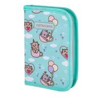 Piórniki - Piórnik pojedynczy dwuklapkowy bez wyposażenia ASTRABAG KITTY'S WORLD, AC1 - miniaturka - grafika 1