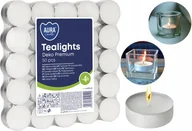 Świece - Aura Świeczki Podgrzewacze Tealights Deko Premium Świece 4h 50 Świeczek - miniaturka - grafika 1