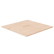 Blaty meblowe i parapety okienne - Kwadratowy blat do stolika, 70x70x1,5 cm, surowe drewno dębowe - miniaturka - grafika 1
