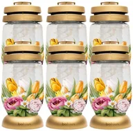 Lampiony i znicze - Znicze BOLSIUS 3S 19 Wiosna 22,5cm 36h 6szt. - miniaturka - grafika 1