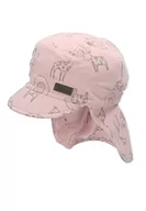 Zabawy w naśladowanie dorosłych - Sterntaler Dziewczęca czapka z daszkiem z ochroną karku Zoo kapelusz przeciwsłoneczny, Rosa, 51 cm - miniaturka - grafika 1