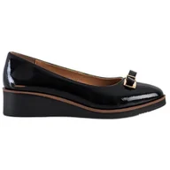 Baleriny - Lakierowane Baleriny VINCEZA czarne - Vinceza - miniaturka - grafika 1