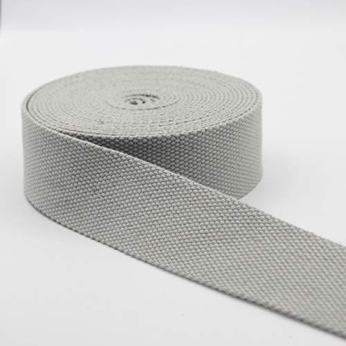 5 m gruby gruby pasek bawełniany szary (49) 3 cm