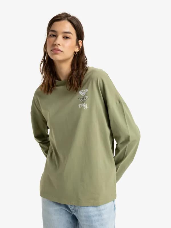 ROXY Dune Explorer - Longsleeve dla kobiet ROZMIAR. XS oliwka