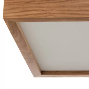Lampa sufitowa Quatro DR z drewnianą ramą, 30,5cm - Lampy sufitowe - miniaturka - grafika 4