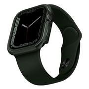 Akcesoria do zegarków - UNIQ etui Valencia Apple Watch Series 4/5/6/7/8/SE 45/44mm. zielony/green - miniaturka - grafika 1