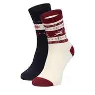 Skarpetki męskie - Skarpety długie GINO ROSSI CEO_BR_GR_005_W_AW25 (2 PACK) Kolorowy - miniaturka - grafika 1