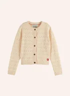 Swetry damskie - Scotch & Soda Kardigan orange - miniaturka - grafika 1