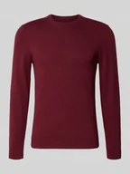 Swetry męskie - Sweter z dzianiny z mieszanki bawełny i kaszmiru z okrągłym dekoltem - miniaturka - grafika 1