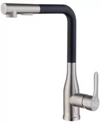 Bateria kuchenna z wyciagana wylewka ze stali inox Nett WSB-33 - Baterie kuchenne - miniaturka - grafika 1