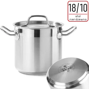 Garnek wysoki Profi Line z pokrywką dno Sandwich 24 l śr. 320 x 300 h - Hendi 832608 - Garnki - miniaturka - grafika 1