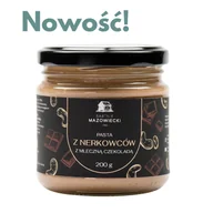 Słodkie kremy i masła - Pasta z nerkowców z mleczną czekoladą 200g / Bartnik Mazowiecki - miniaturka - grafika 1