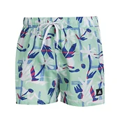 Kąpielówki męskie - adidas, Flo Clx Vsl, kostium kąpielowy, pulsomiętowy/biały, rozmiar S, męski - miniaturka - grafika 1