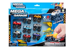 Kemis, Zestaw samochodzików z mechanizmem napędzającym, 8 szt. - Samochody i pojazdy dla dzieci - miniaturka - grafika 1