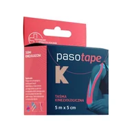 Apteczki i materiały opatrunkowe - PASOTAPE Taśma kinezjologiczna 5cm x 5m czarna, 1 szt. - >>> DARMOWA od 99zł<<< 24h !!! - miniaturka - grafika 1
