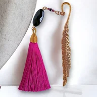 Zakładki do książek - Zakładka ONYKS & RUBIN : fuksja : zakładka PREMIUM - miniaturka - grafika 1