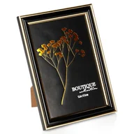 Ramki na zdjęcia - Ramka na zdjęcia czarna złota 12,6x17,8 cm O-568081 WYSYŁKA !! - miniaturka - grafika 1