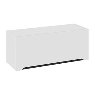 Szafka Wisząca Niska Capri 90X36 Cm Mdf Folia Biały Mat Cichy Domyk  Podnośnik Gazowy - Meble kuchenne - miniaturka - grafika 1