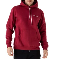 Bluzy sportowe męskie - Bluza Champion Small Script Logo Fleece 219208-RS508 - bordowa - miniaturka - grafika 1