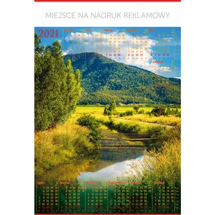 Telegraph Kalendarz Plakatowy B1, P04 - GÓRY 67x98cm - Kalendarze - miniaturka - grafika 1