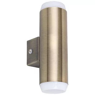Rabalux Zewnętrzna Lampa Elewacyjna Catania 8939 Okrągła Oprawa Minimalistyczna Led 8w Tuba Ścienna Ip44 Brąz 8939 - Lampy ogrodowe - miniaturka - grafika 1
