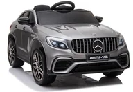 Pojazdy elektryczne dla dzieci - LEAN CARS Auto na akumulator Mercedes QLS-5688 Srebrny Lakier 4x4 - miniaturka - grafika 1