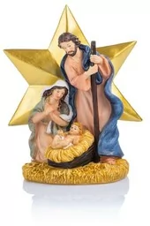 Figurka - Święta Rodzina - gwiazda - 15 cm - Classic - Ikony i obrazy sakralne - miniaturka - grafika 1