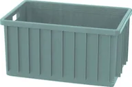 Pojemniki przemysłowe - Artech Pojemnik magazynowy, wym. 60 x 40 cm, kolor, atest na kontakt z żywnością szary - miniaturka - grafika 1