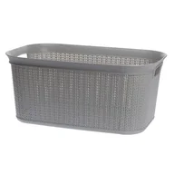 Kosze na bieliznę - Kosz na pranie 27 l WILLOW szary jasny - miniaturka - grafika 1