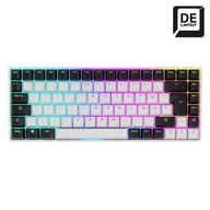 Klawiatury - Sharkoon SKILLER SGK50 S3 klawiatura USB QWERTZ Niemiecki Biały - miniaturka - grafika 1