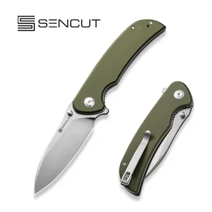 Nóż składany Sencut Borzam OD Green G10, Satin 9Cr18MoV (S23077-1) - Noże - miniaturka - grafika 1