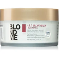 Maski do włosów - Schwarzkopf BlondMe Maska All Blond Rich Bogata - miniaturka - grafika 1