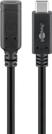 Kable - Przedłużacz USB-C 3.2 Gen2 10Gb/s 60W Goobay 1m - miniaturka - grafika 1