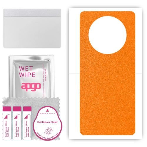 folia naklejka skórka strukturalna na TYŁ do Realme 12x 5G - Pomarańczowy Pastel Matowy - apgo SKINS