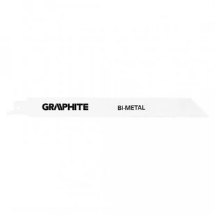 GRAPHITE Brzeszczoty bagnetowe 225 x 20 x 1.25 mm, 6TPI, kpl. 2 szt. TOP-57H954 - Brzeszczoty - miniaturka - grafika 1